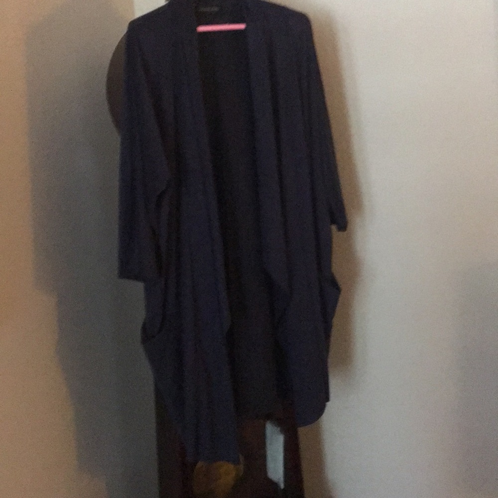 Ultra suede light weight jacket with side pockets